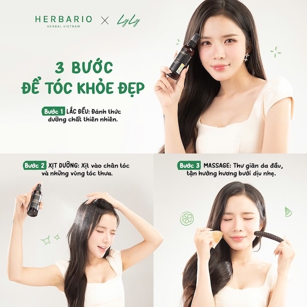 Nước dưỡng tóc vỏ bưởi bổ kết Herbario nuoc duong toc vo buoi bo ket Herbario