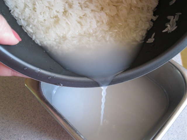 Nước vo gạo giàu dưỡng chất