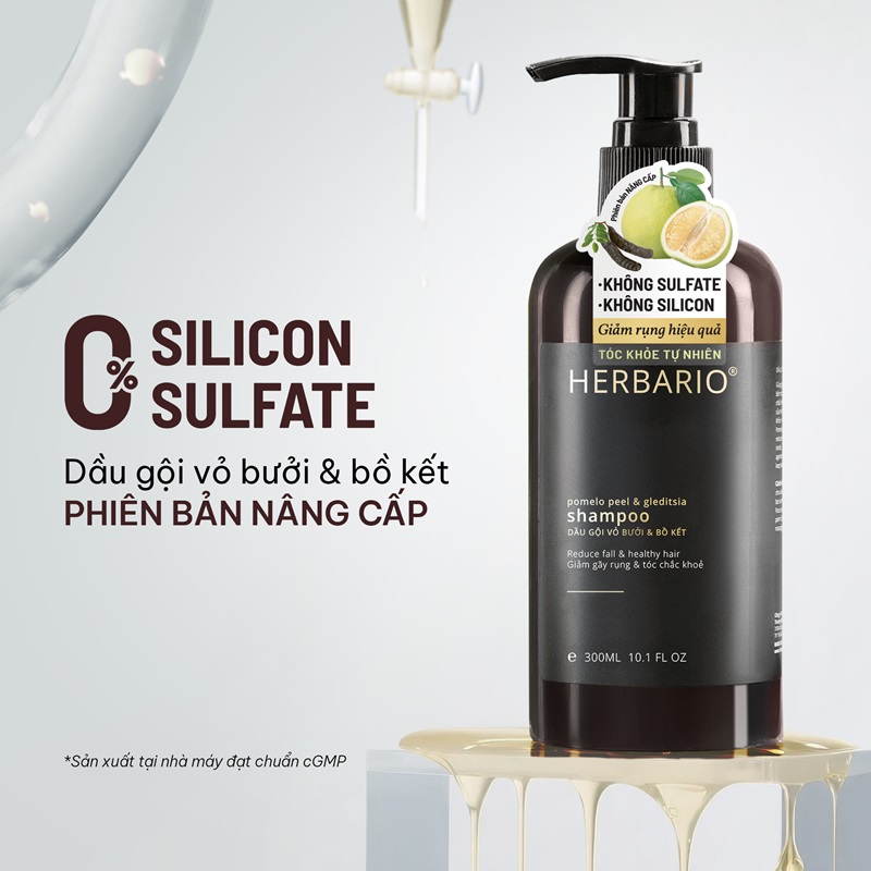 top 5 dau goi khong sulfate khong silicon cho toc yeu